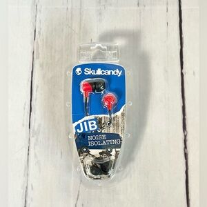 Skullcandy Jib in-ear Wired Headphones in Black/Red new in package